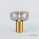 Axyaa Luxury Nordic Glass Table Lamp for Living Room and Bedroom