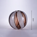 Glass Vase Striped Flower Arrangement Terrarium Home Decoration by Axyaa