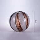 Glass Vase Striped Flower Arrangement Terrarium Home Decoration by Axyaa