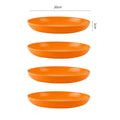 Axyaa Wheat Straw Tableware Set - Dinnerware Plates & Bowls for Camping & Home