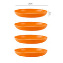 Axyaa Wheat Straw Tableware Set - Dinnerware Plates & Bowls for Camping & Home