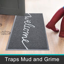 Axyaa Garden Dirt Trapper Entryway Mat - Cute Letters Non-Slip Door Mat
