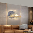 Axyaa Scandinavian Bedroom Wall Lamp Minimalist Luxe Living Room Wall Light
