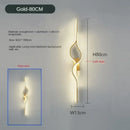 Axyaa Nordic Long Wall Lamp for Bedroom Living Room, Minimalist Modern Design