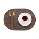 Axyaa Oval Gift Placemats: Heat Resistant Non-Slip Table Mats for Kitchen & Dining