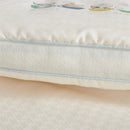 Axyaa White Animal Decor Neck Health Care Pillow - Parent Child, Adult Low Profile, 30x50/40x60/48x74cm