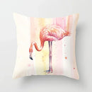 Axyaa Flamingo Pattern Cushion Cover 45*45cm