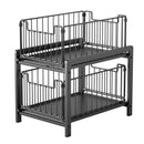 Axyaa Sliding Basket Drawer Organizer: Under Sink Bathroom/Kitchen Storage Tray