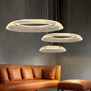 Axyaa Acrylic Light Guide Plate Pendant Lamp for Modern Light Luxury Living Room