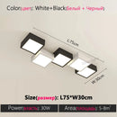 Axyaa Black White Ceiling Lights Modern Home Decoration Lighting Fixtures