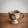 Axyaa Moon Rabbit Coarse Pottery Coffee Cup, 250ml