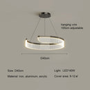 Axyaa Modern Circular Living Room Pendant Light