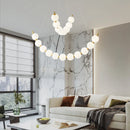Axyaa Modern Copper Bar Table Lamp LED Pendant Chandelier