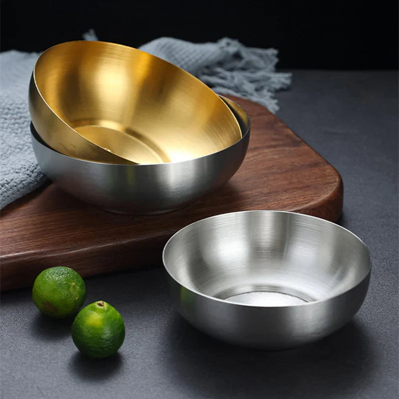 Axyaa Stainless Steel Mixing Bowl Set for Meal Prep and Storage