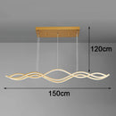 Axyaa Modern LED Pendant Chandeliers for Living and Dining Room Lighting