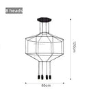Axyaa Acrylic LED Pendant Chandelier, Elegant Home Decor Light for Living Room, Bedroom