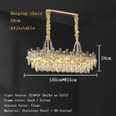 Axyaa Crystal LED Ceiling Chandeliers for Elegant Home Lighting
