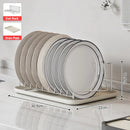 Axyaa Stainless Steel Dish Rack Shelf for Kitchen Countertop Storage