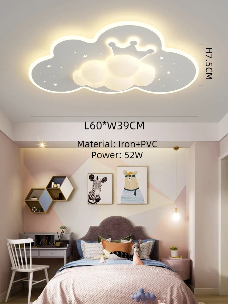 Axyaa Bubble LED Ceiling Light - Bedroom Decor Chandelier for Girl's Room