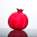 Axyaa Pomegranate Pumpkin Vase Glass Crafts Room Decor