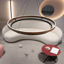 Axyaa Modern Wood Grain Retro Pendant Light for Living Room, Dining Room, Bedroom