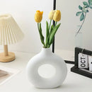 Axyaa Porcelain Style DIY Flowerpot Vase Home Decoration Ornaments