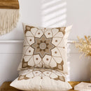 Axyaa Bohemian Tribal Embroidered Mandala Cushion Cover 45x45cm for Home Living Room