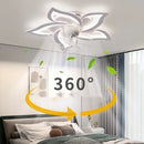 Axyaa Remote Silent Ceiling Fan Chandelier with Adjustable Speed & Dimming