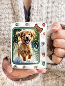 Axyaa 3D Custom Dog Portrait Mug - Perfect Gift for Dog Moms