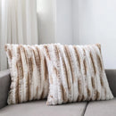 Axyaa Fluffy Fur Cushion Cover for Couch Sofa, Soft Solid Decorative Pillow Case