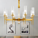 Axyaa Nordic Gold Chandelier: Luxury LED Pendant Lighting Fixture