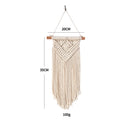 Axyaa Boho Cotton Tapestry with Fringe - Stylish Wall Art, Home Decor Piece.