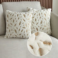 Axyaa Gold Velvet Feather Pillow Covers - Nordic Cushion Cover 45x45