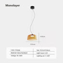 Axyaa Nordic Glass LED Pendant Lights Industrial Chandelier for Home Decor