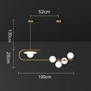 Axyaa Modern LED Pendant Chandeliers for Living and Dining Rooms