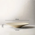 Axyaa High Foot Ceramic Dinner Plate Set - Premium Tableware for Dining & Entertaining