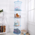 Axyaa 4 Grids Folding Clothes Storage Basket
