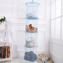 Axyaa 4 Grids Folding Clothes Storage Basket