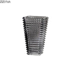 Axyaa Crystal Glass Vase for Flowers Desk Decoration