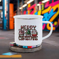Axyaa Santa Pattern Christmas Coffee Mug Gift Set