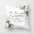 Axyaa Floral Pillowcase for Living Room Sofa and Car Cushions