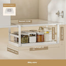 Axyaa Expandable Spice Rack Under Cabinet Organizer Shelf Storage