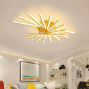 Axyaa LED Ceiling Chandelier Modern Indoor Lighting for Living Room Bedroom Hallway