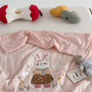 Axyaa Cotton Three-layer Yarn Fabric Summer Blanket