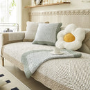 Axyaa Cotton Sofa Cushion: Anti-Slip, All Seasons, Modern Design, Protective Pad