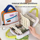 Axyaa Large Capacity Makeup Pouch Bag Korean Style Handbag