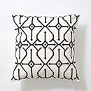 Axyaa Abstract Geometric Canvas Cotton Cushion Cover 45x45cm