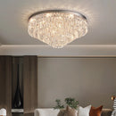 Axyaa LED Crystal Ceiling Light: Modern Style, Energy Efficient Lighting for Home Decor