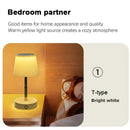 Wooden Table Desk Light Nightstand Warm Reading Bedroom Light by Axyaa