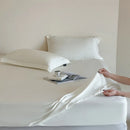 Axyaa Silk Elastic Fitted Sheet - Luxurious Mulberry Silk Bedding for Various Bed Sizes